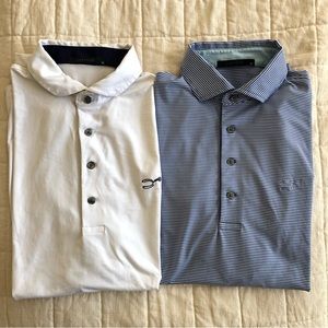 2 lightly used high end golf polos